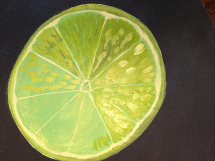 Step 6 - Looking more like a lime...